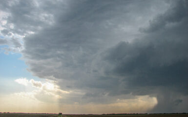 Supercell structure near Haskell, Texas