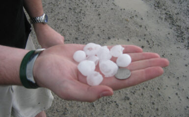 Small Hail in Iowa