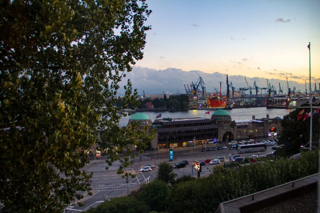 View from my Hotel Room Hotel Hafen Hamburg