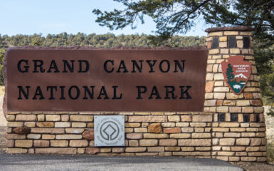 Grand Canyon National Park Sign