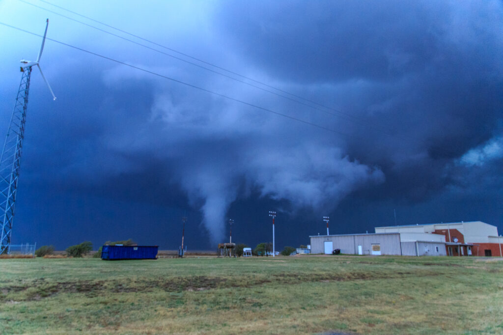 Eva High School and Tornado