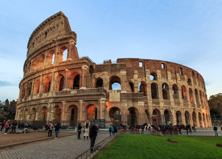 The Colosseum in Rome, Italy