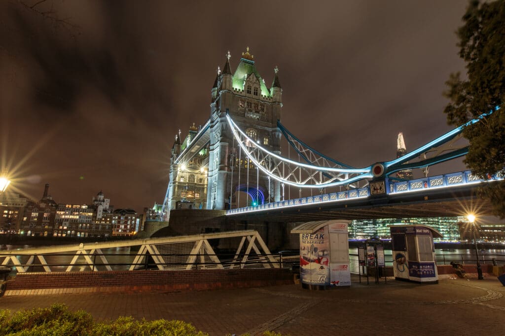 Tower Bridge in London, England