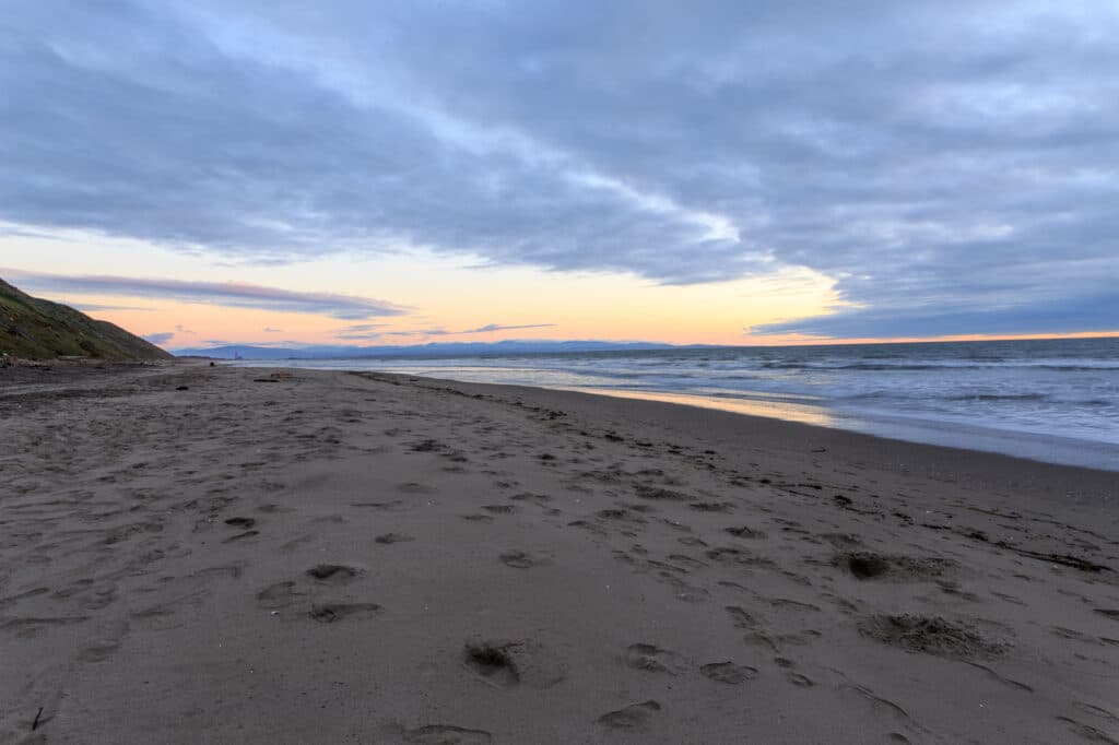 Sunset at the Sunset Beach, Watsonville, CA