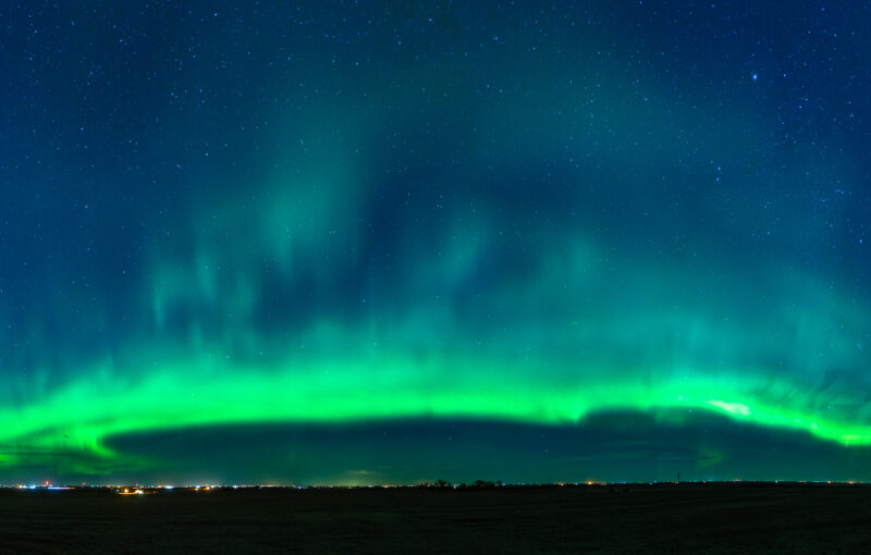 Northern Lights over Calgary