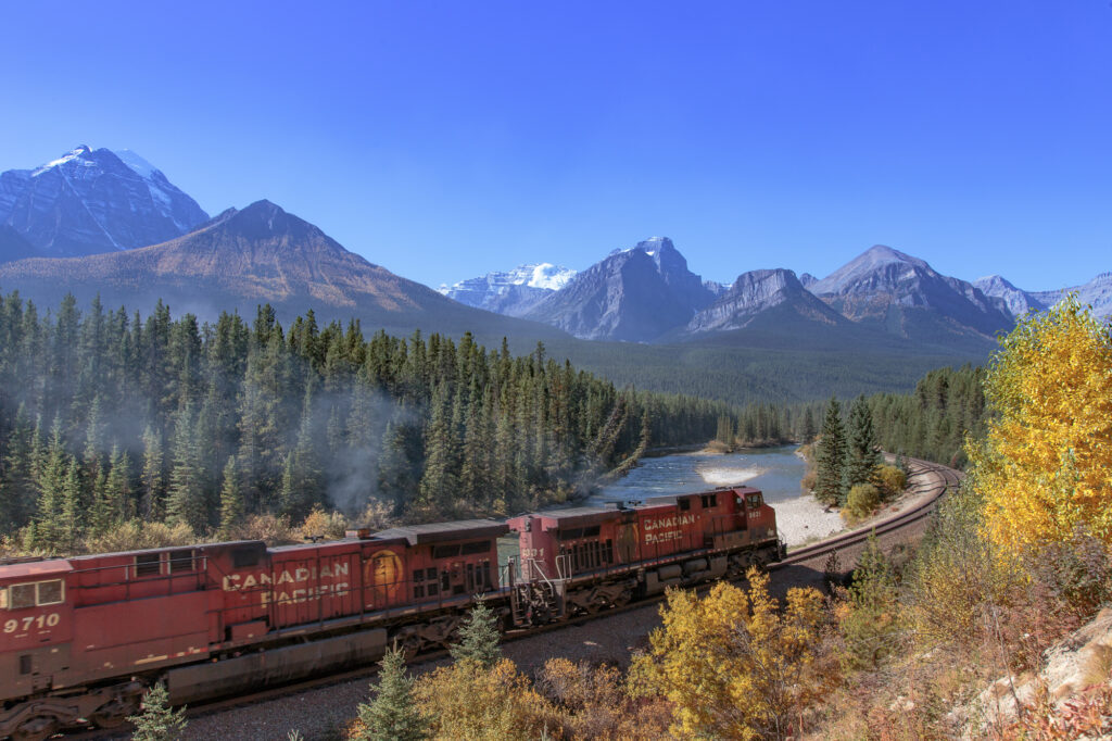 Canadian Pacific Train at Morants Curve