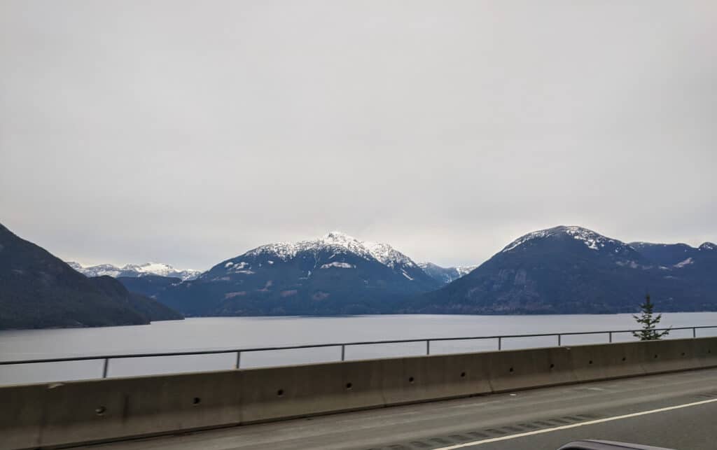 Road Views on Sea to Sky highway