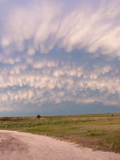 Mammatus at Sunset in the Texas Panhandle