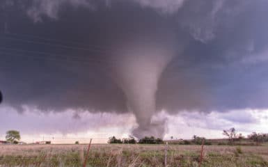 EF-4 Tornado near Wynnewood and Katie, OK May 9, 2016