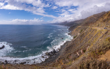 Mountainous West Coastline in California