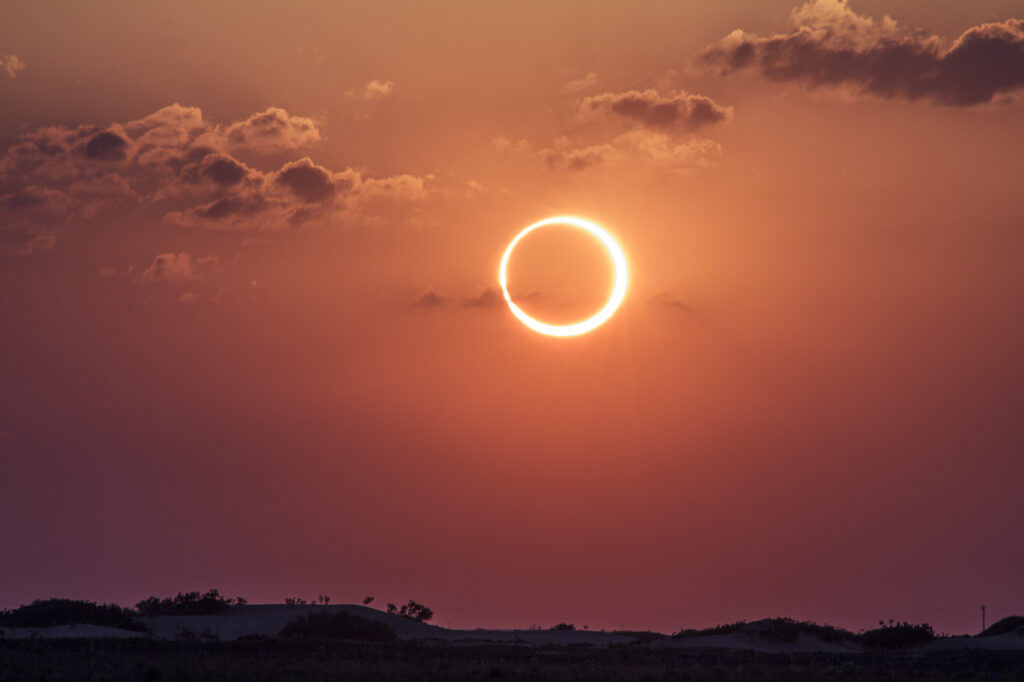 Eclipse in Texas