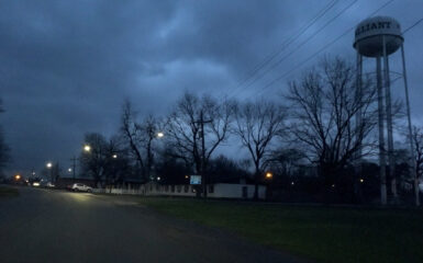 Storm rolls into Valliant Oklahoma