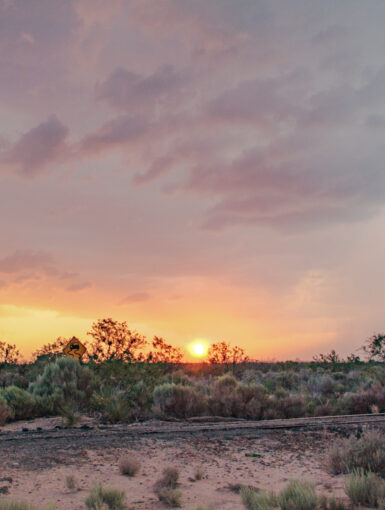 Sunset in New Mexico after a chase day in 2012