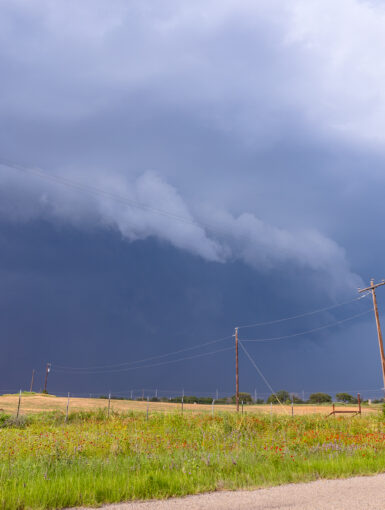 Storm south of Brady Texas