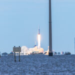 Falcon Heavy liftoff from LC39A at Kennedy Space Center