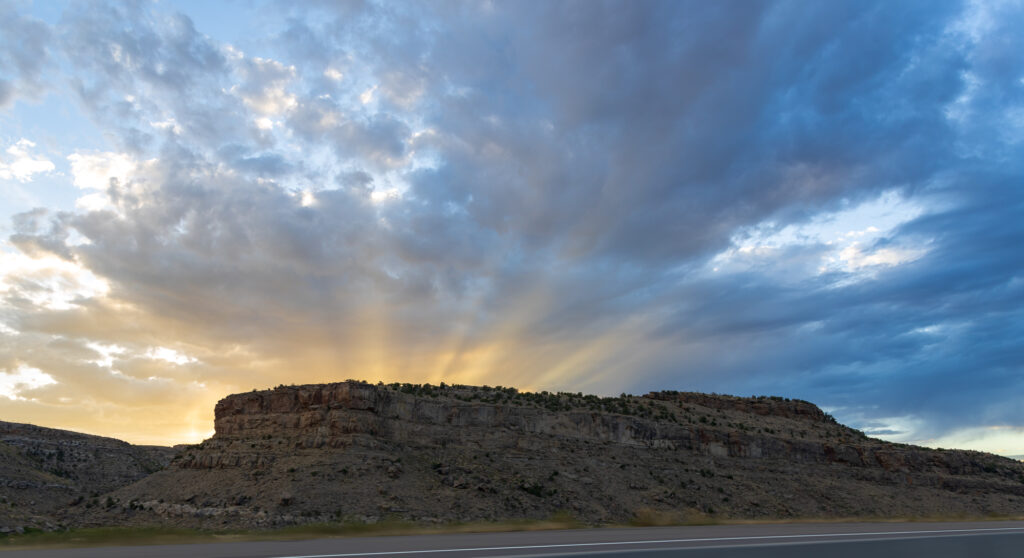 Sunset near Grand Junction